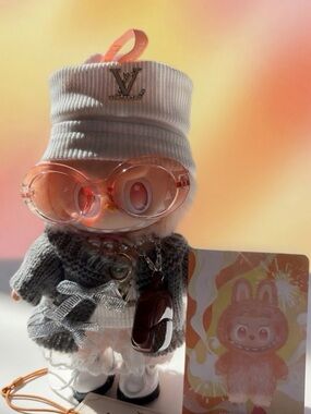 117, Authentic Stylish Happiness BIE Labubu Doll INCLUDED Plus 8 pieces Outfit